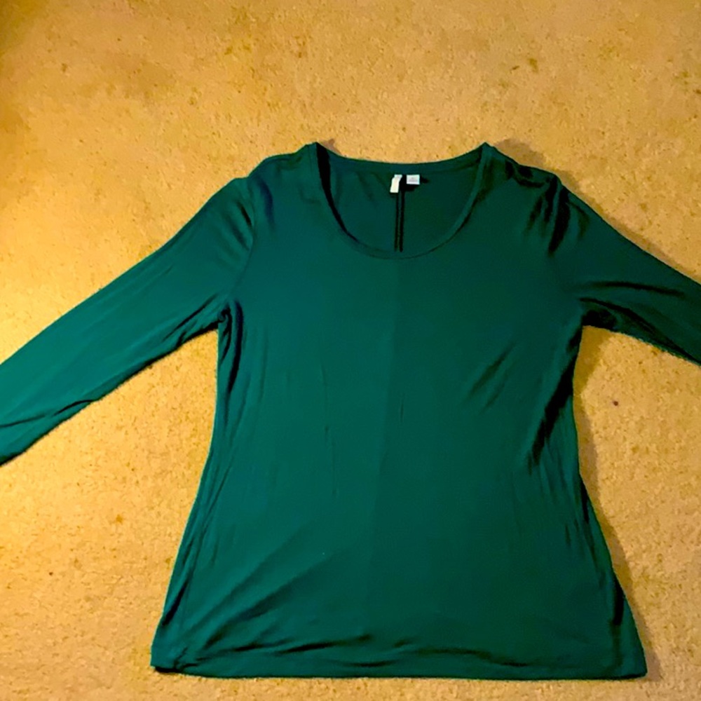 Est. 1946, Size Medium 3/4 Sleeve Green Blouse